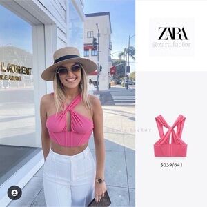 Zara crop top nwt